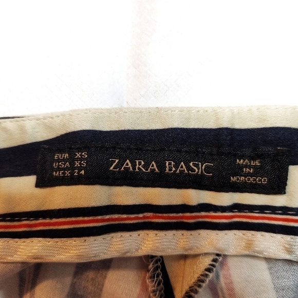 ZARA Basic  Multicolored Striped Pants - Picture 7 of 8